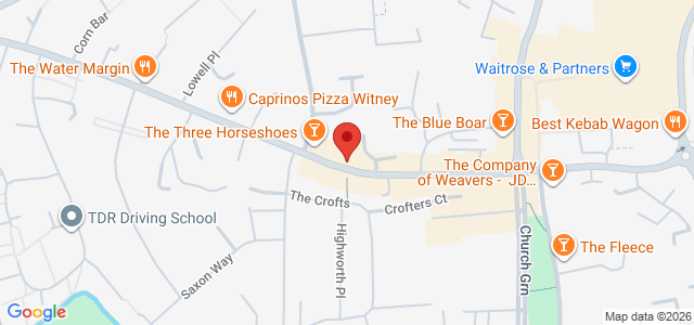 Map showing Tarbouch Mezza House in Witney